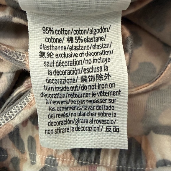 PINK Victoria’s Secret Leopard Print Shelf Bra Crop Cami XL comfy Lounge Tank - Picture 6 of 6